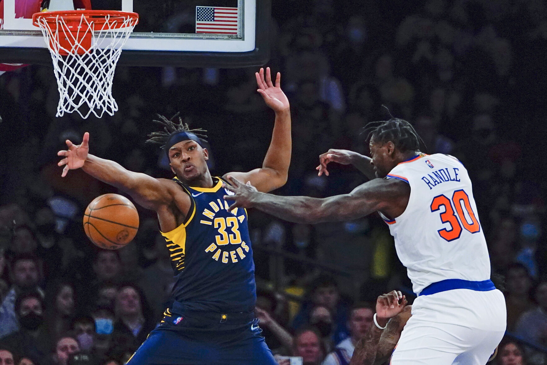 APTOPIX Pacers Knicks Basketball